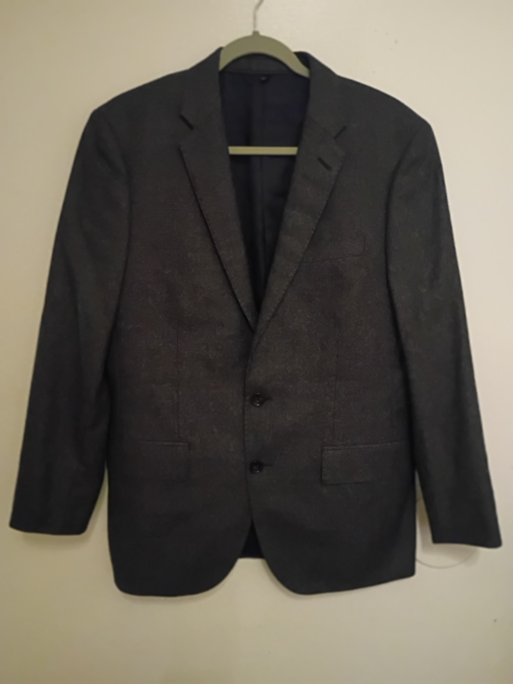 J. Crew Ludlow Men's Blue Two-Button Blazer Wool Sz 38S